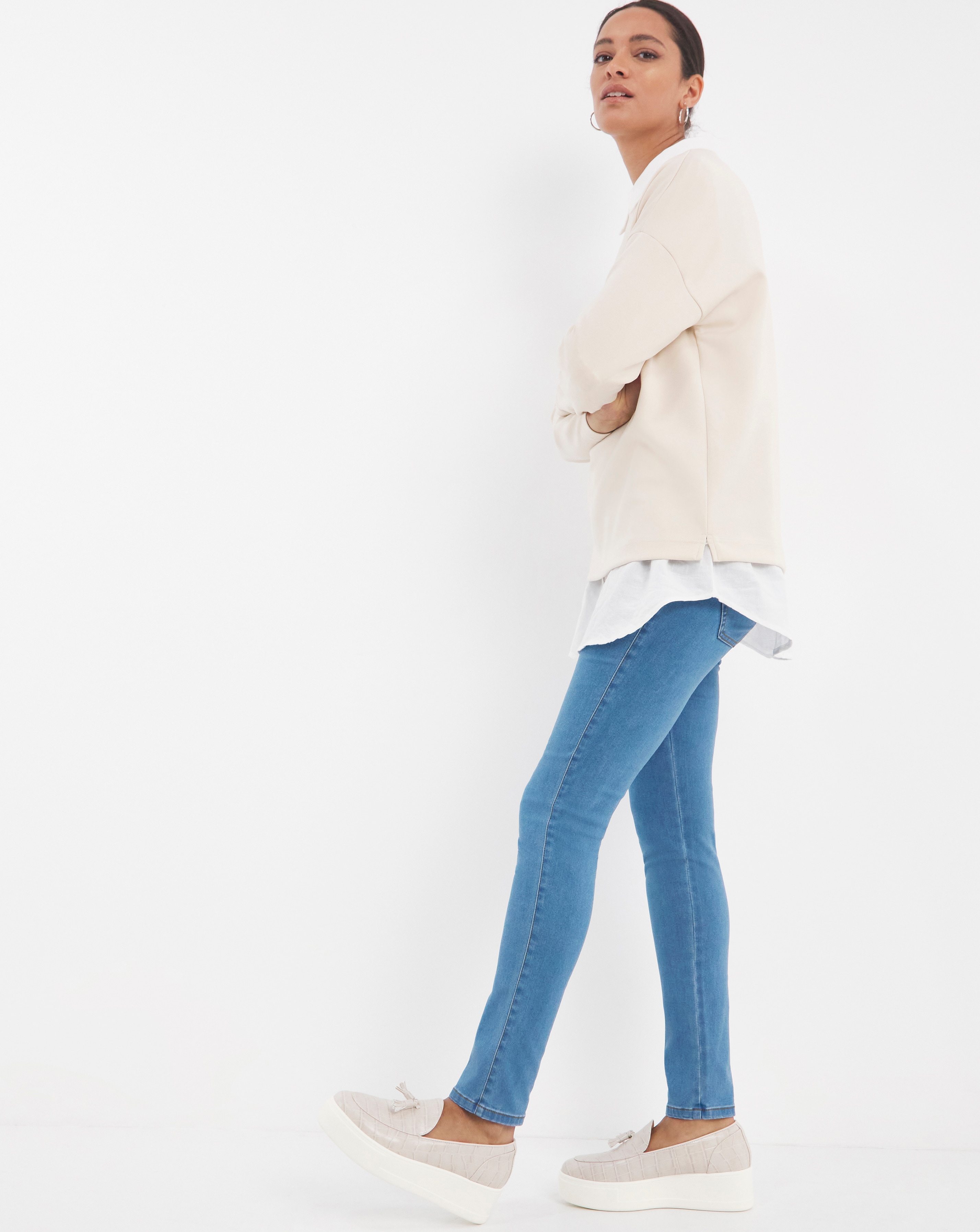 Sculpt & Define Blue Slim Leg Jeggings