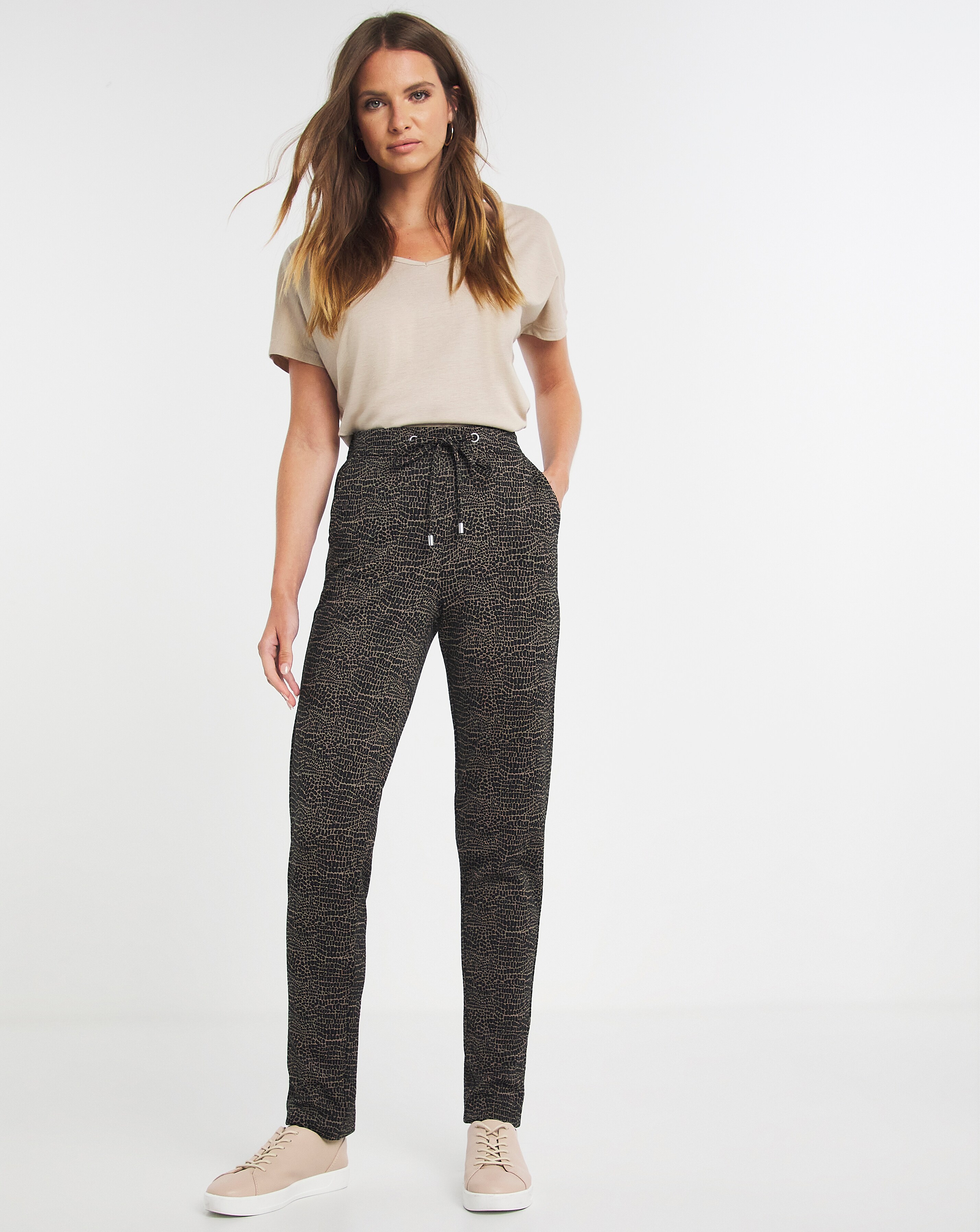 Julipa Printed Ponte Drawstring Trouser 