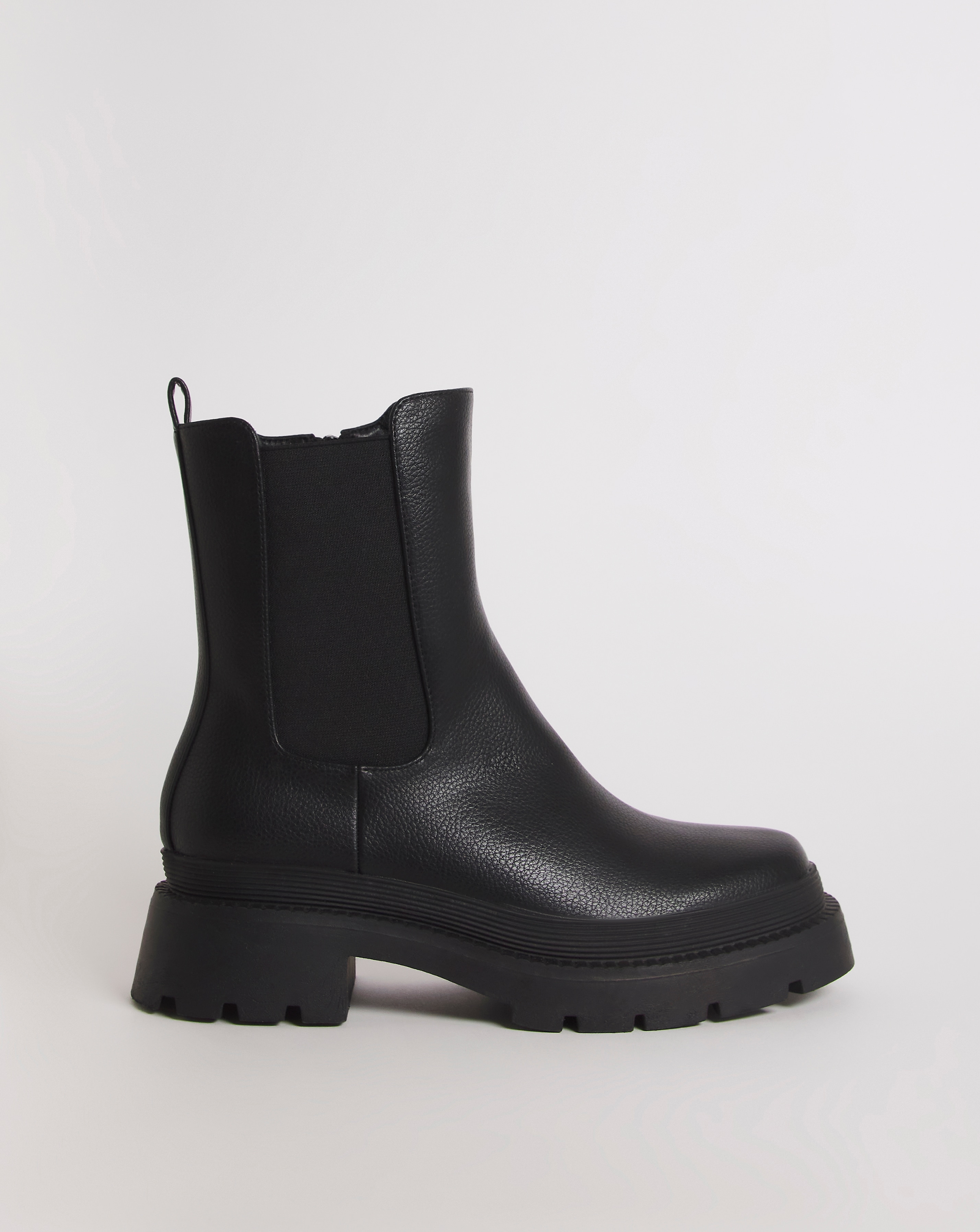 New In - Chunky Chelsea Ankle Boots Ex Wide
