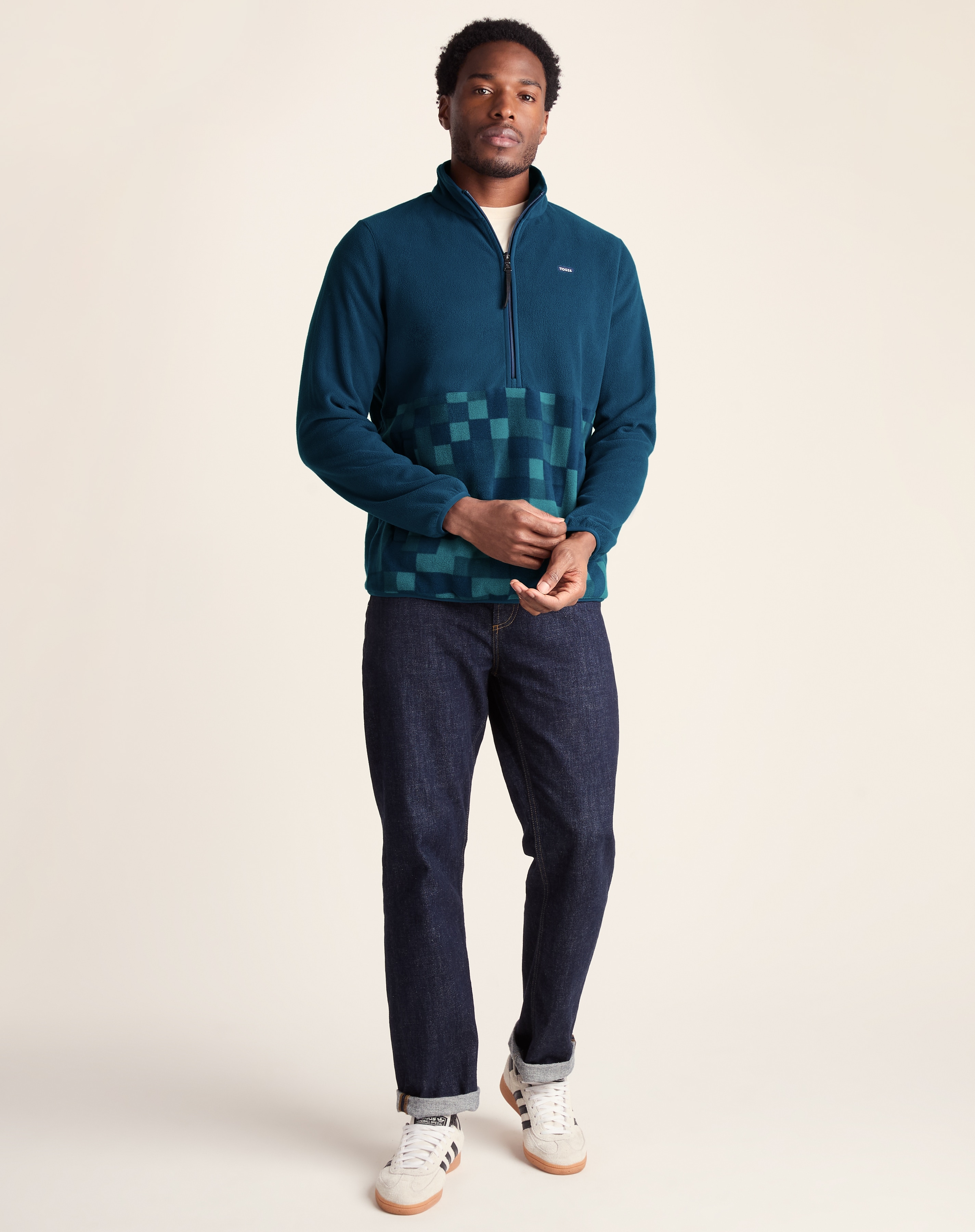 Tog24 Ryle Mens Fleece Zipneck