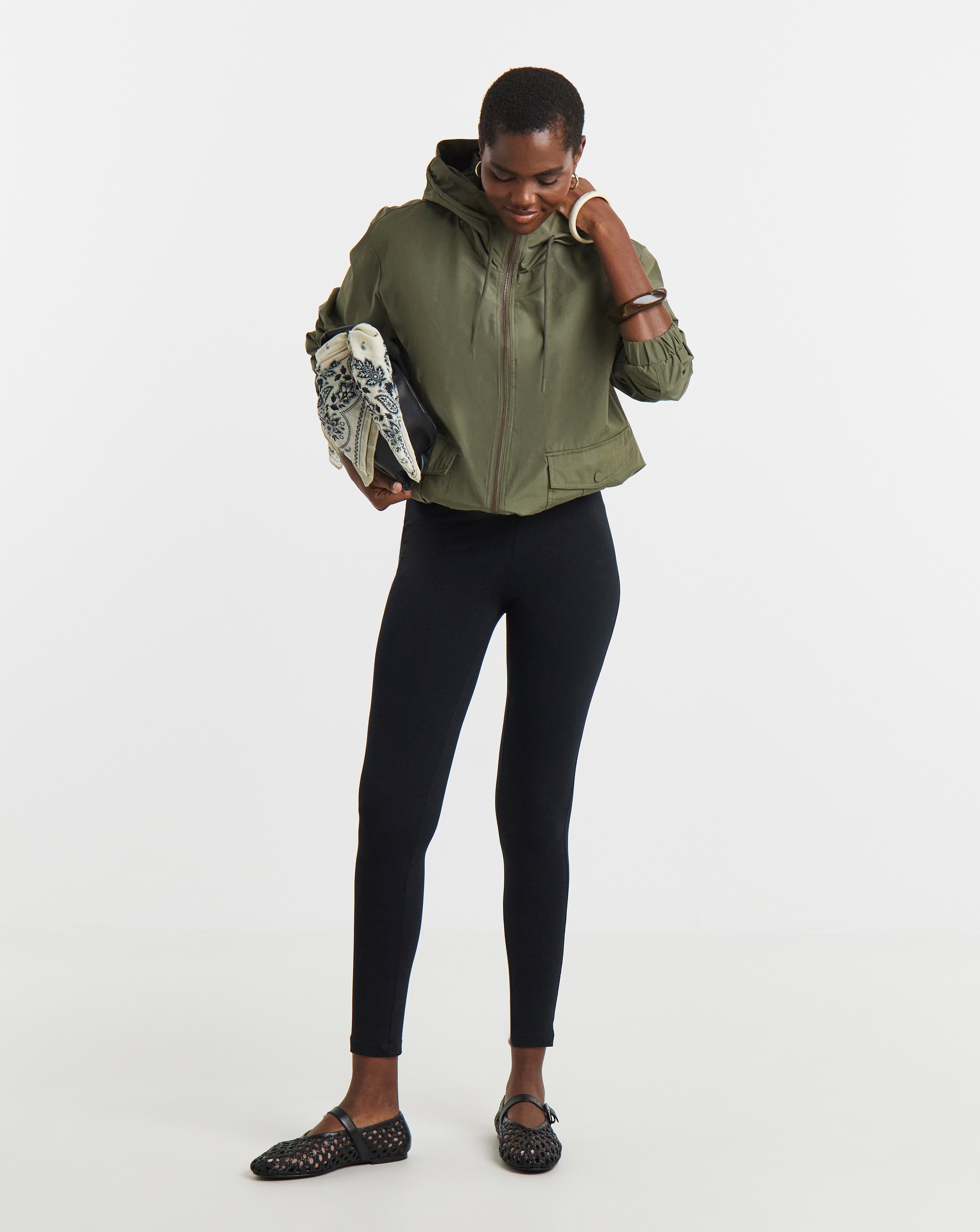 Cotton Rich High Waisted Legging