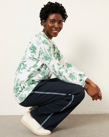 FatFace Botanical Print Crew Sweat