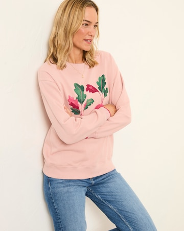 FatFace Georgia Feeling Upbeet Graphic Sweater