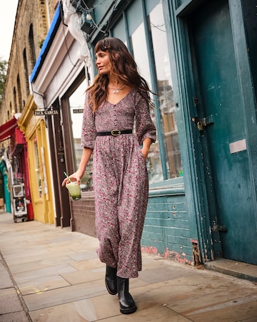 FatFace Adele Floral Midi Dress