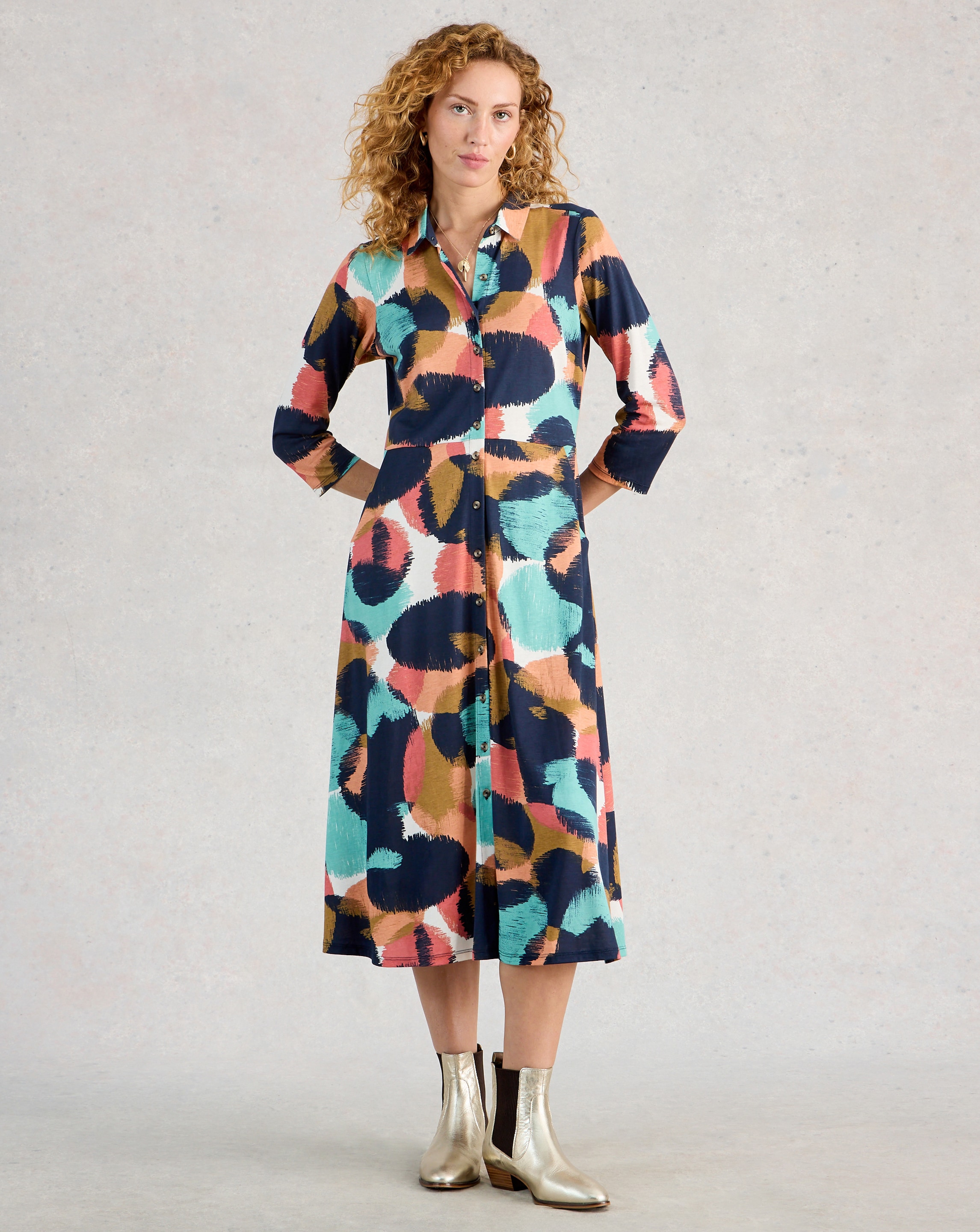 New In - White Stuff Rua Shirt Dress