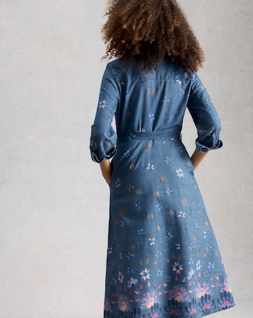 White Stuff Lana Denim Midi Dress