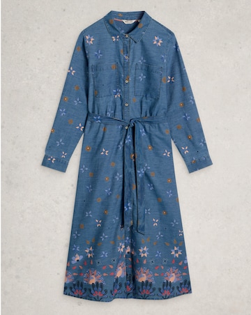White Stuff Lana Denim Midi Dress