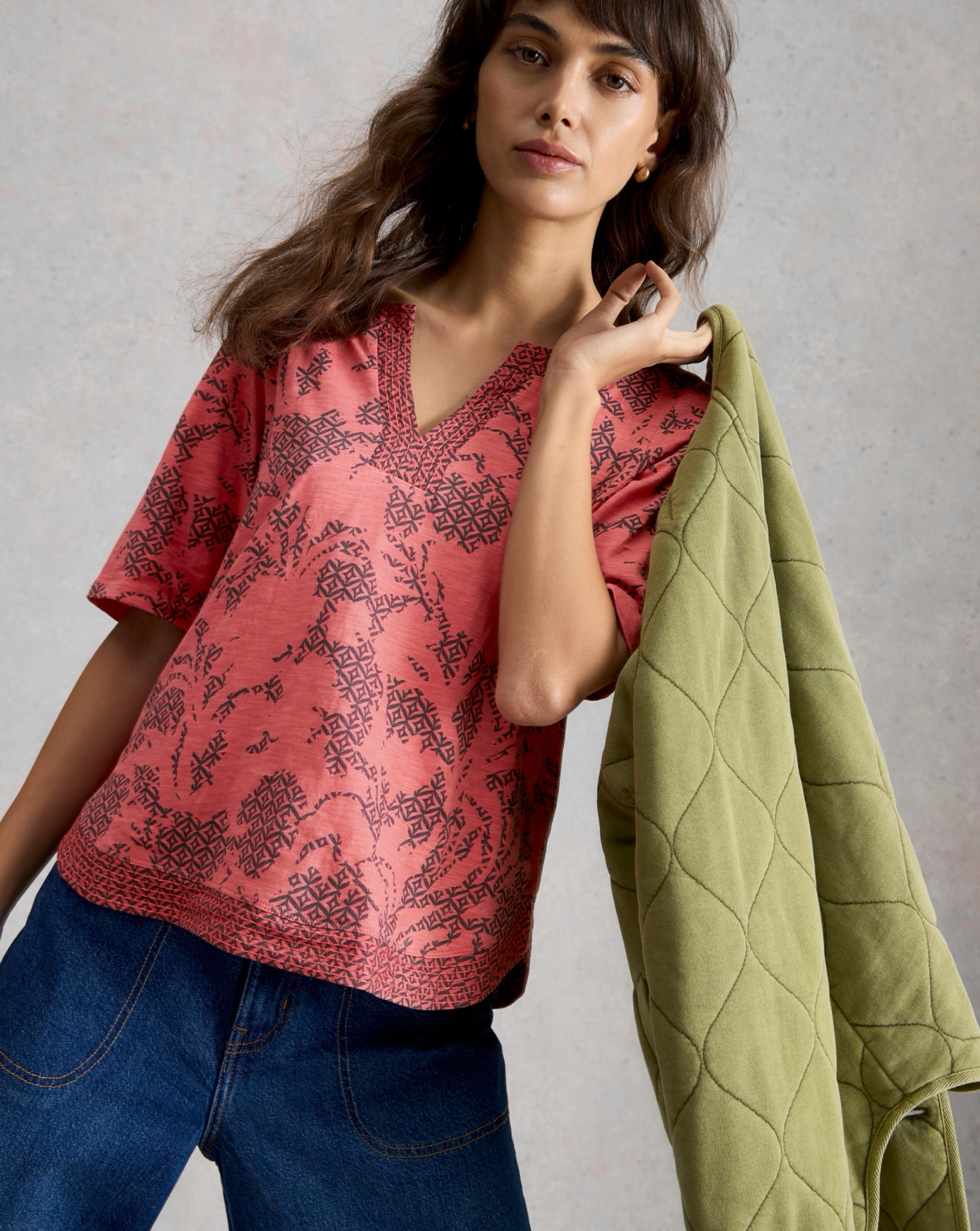 White Stuff Weaver Tee