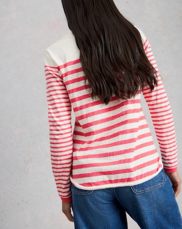 White Stuff Clara LS Stripe Tee