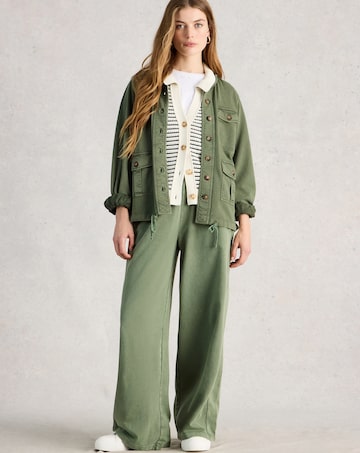 White Stuff Demi Utility Jersey Jacket