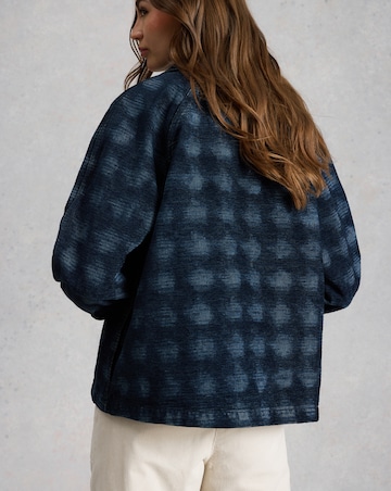 White Stuff Eden Denim Jacquard Jacket