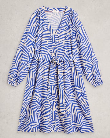 White Stuff Petra Linen Blend Dress