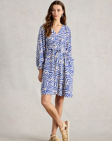 White Stuff Petra Linen Blend Dress