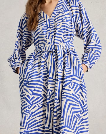 White Stuff Petra Linen Blend Dress