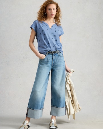 White Stuff Nelly Embroidered Tee