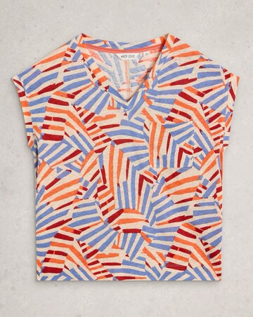 White Stuff Iris Linen Tee