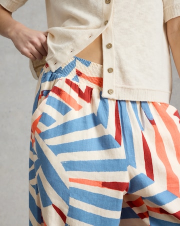 White Stuff Shelly Linen Blend Culotte