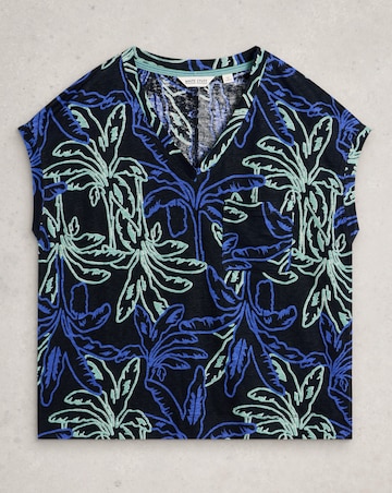 White Stuff Iris Linen Tee