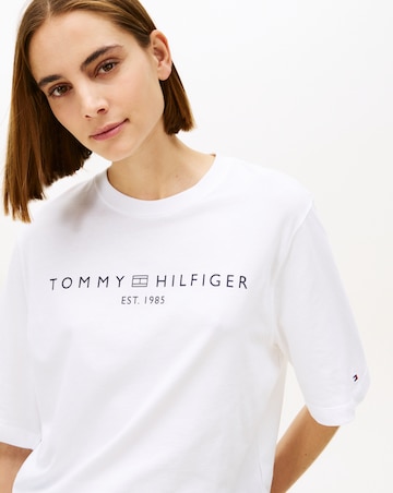 Tommy Hilfiger Logo Trapeze Crew Neck