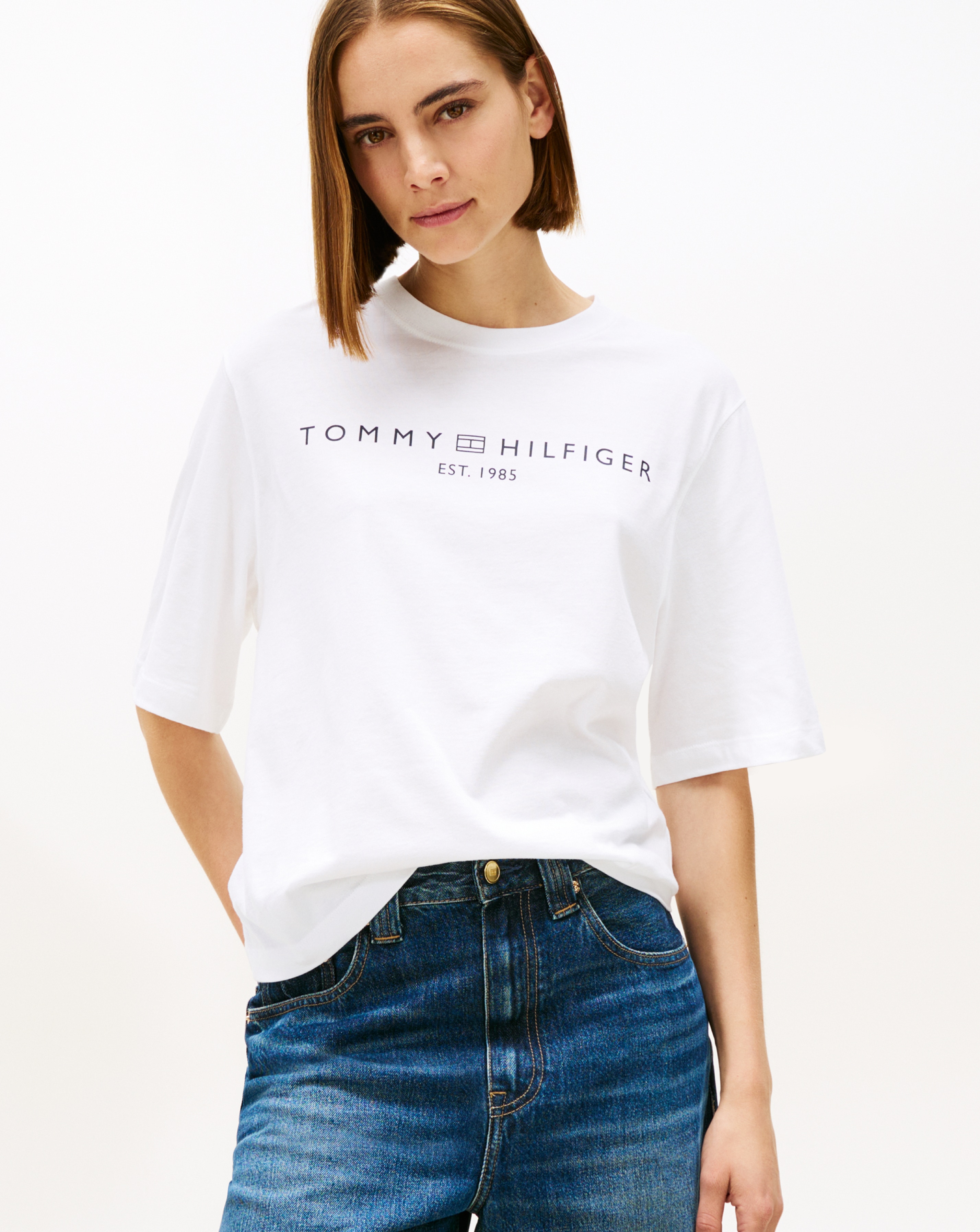 New In - Tommy Hilfiger Trapeze Crew Neck