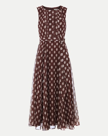 Phase Eight Lucinda Spot Midi Dress
