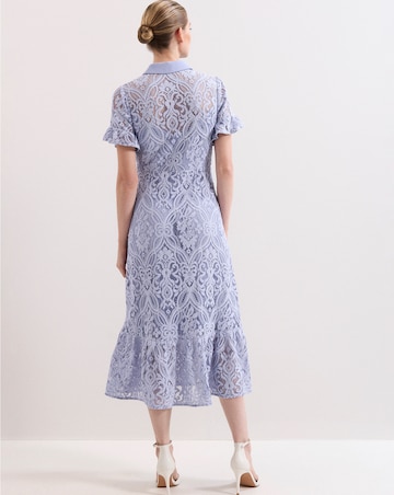Phase Eight Carmine Lace Midi Dress