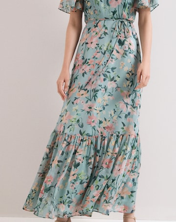 Phase Eight Violet Floral Maxi Dress