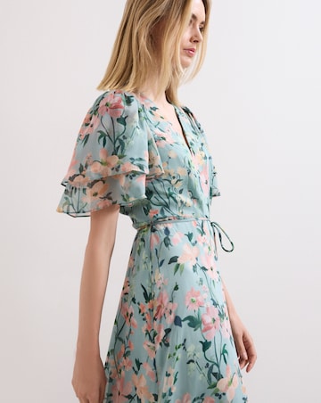 Phase Eight Violet Floral Maxi Dress