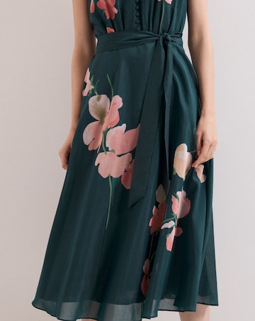 Phase Eight Lucinda Button Floral Dress