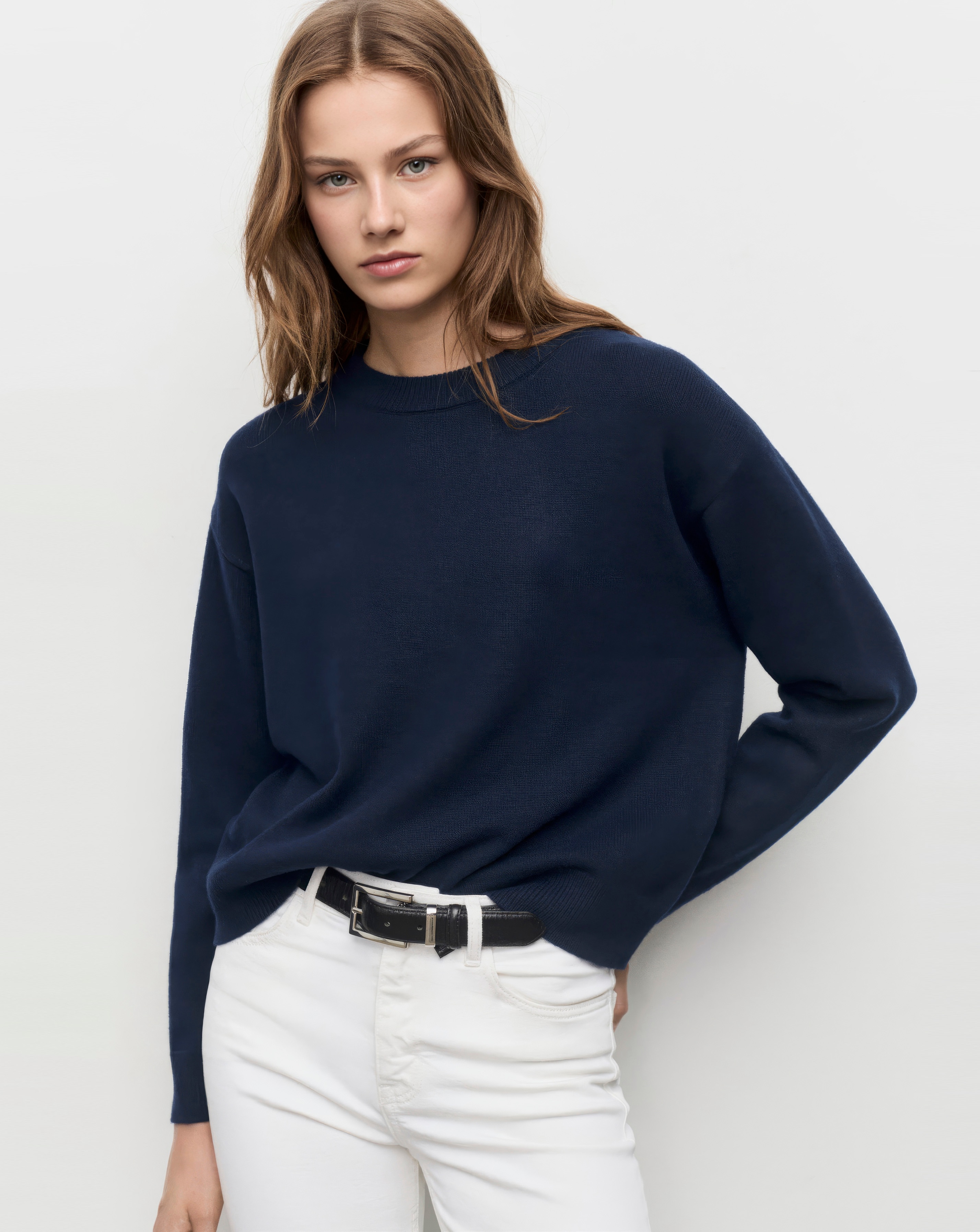 Mango Crew Neck Sweater