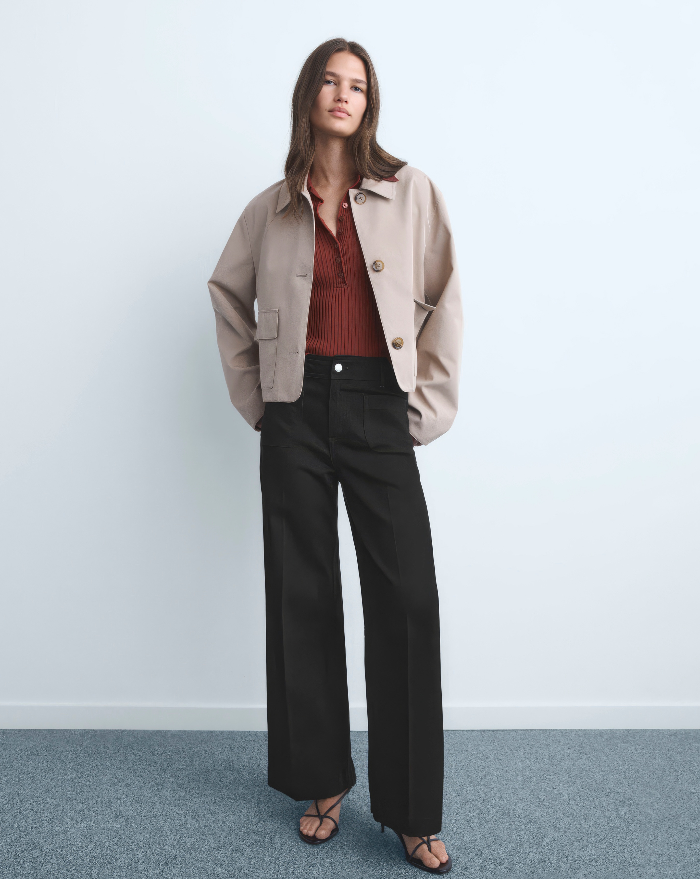 Mango Wide Leg Jeans