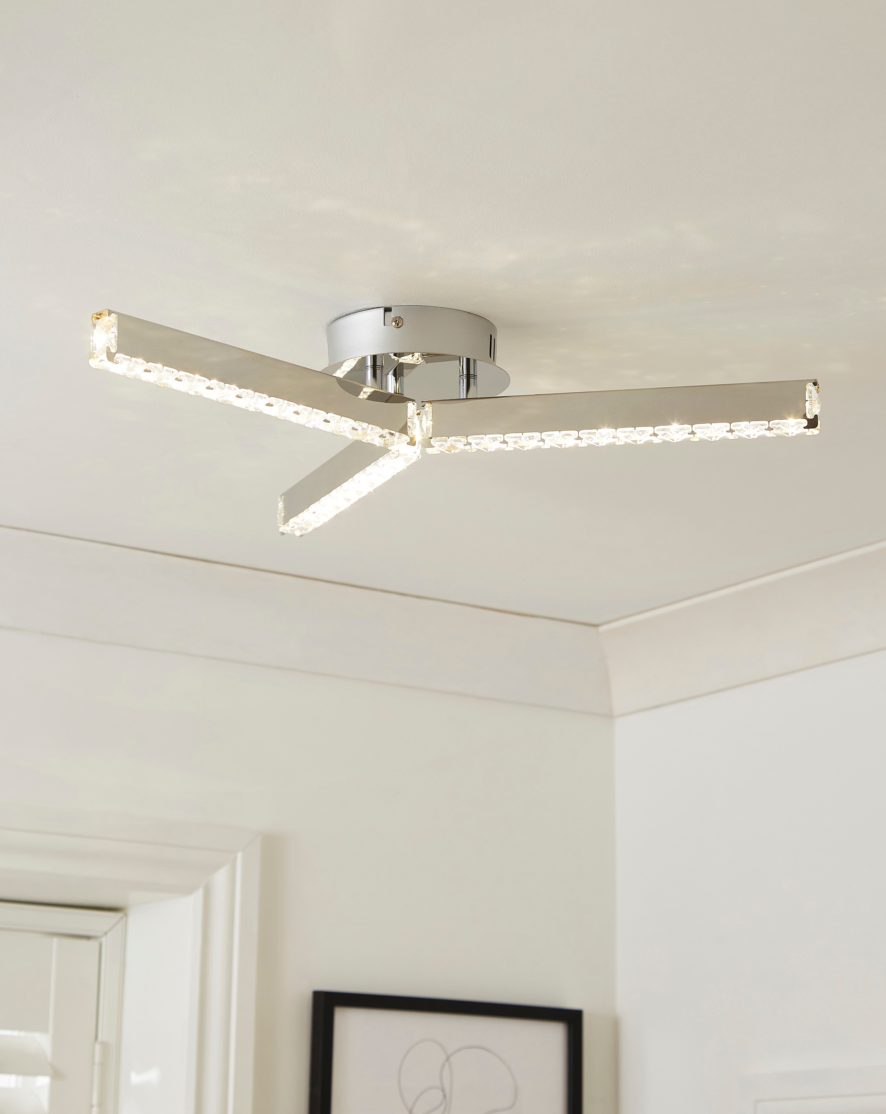 3 Light LED Ring Ceiling Fitting