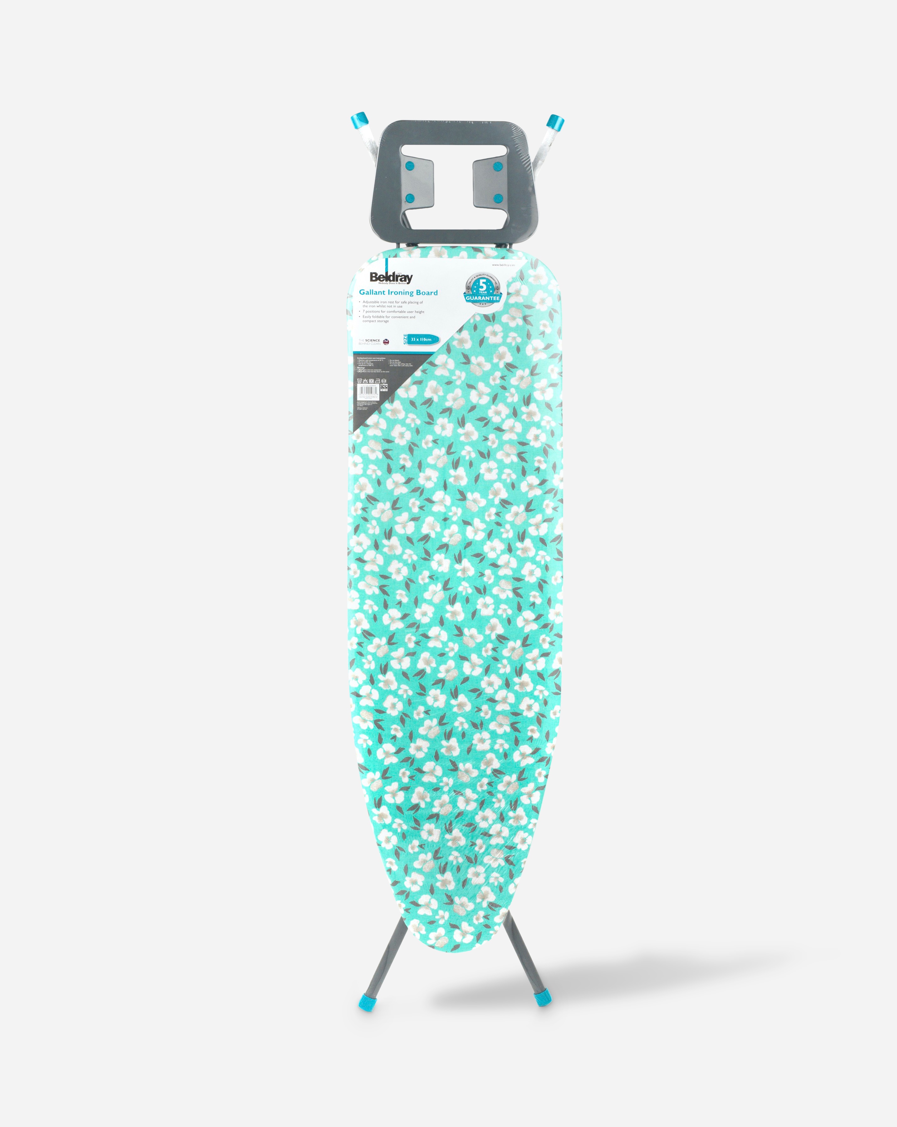 Beldray Poppy Print Ironing Board