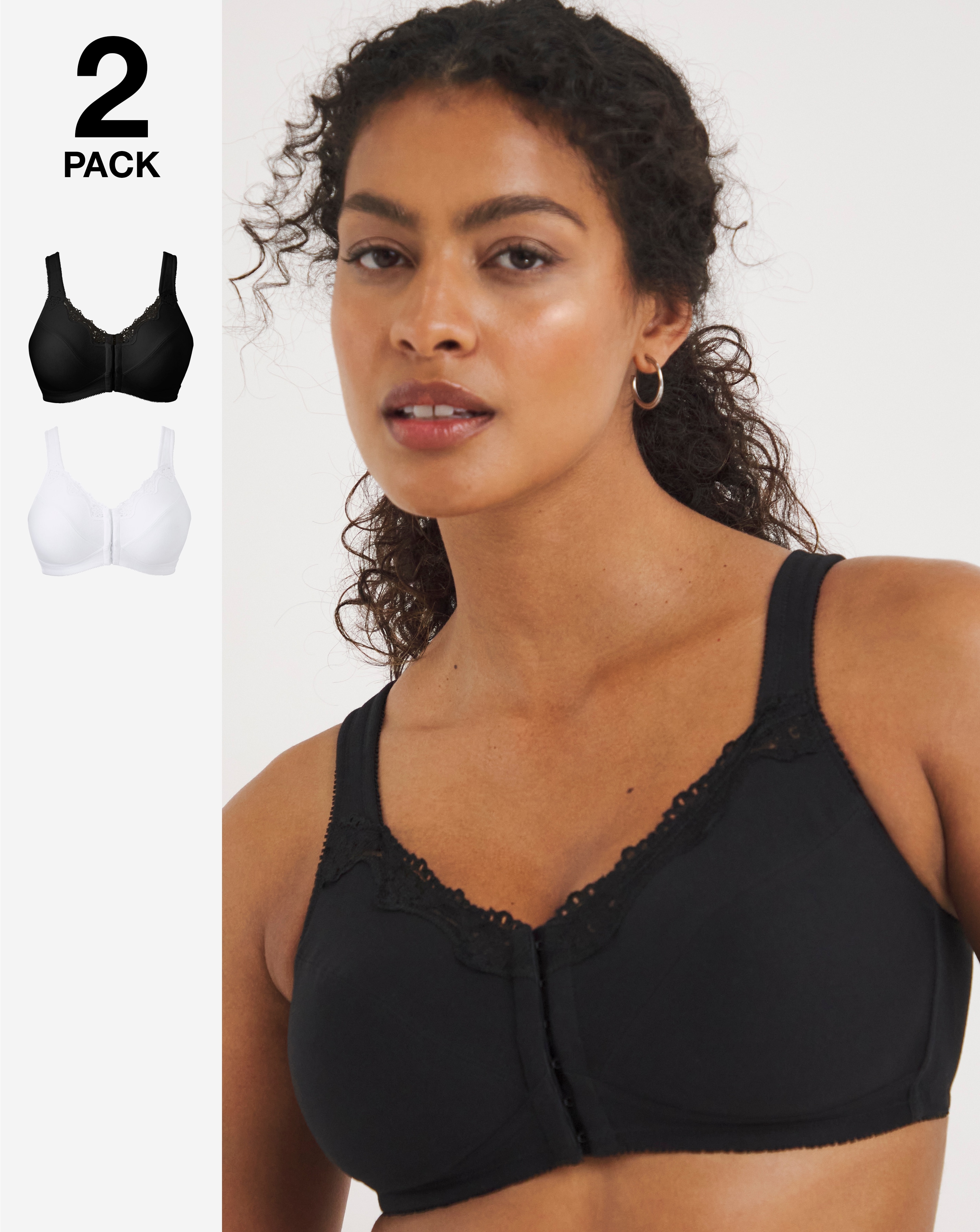 2 Pack Back Support Bras