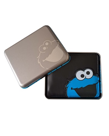 Cookie Monster Wallet In Gift Tin