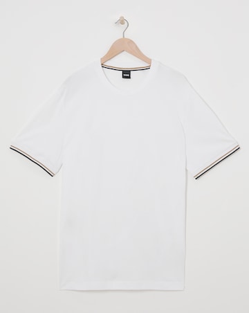 BOSS Short Sleeve White Tipped Cuff T-shirt