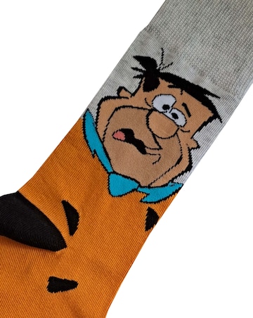Mens 4pk Tom Jerry Flintstones Scks