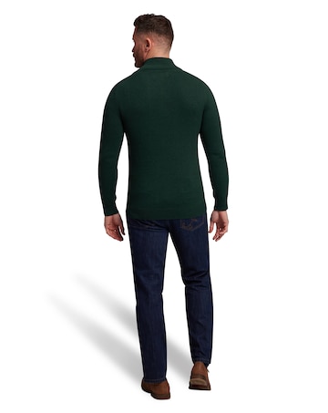 Raging Bull Classic Quarter Zip Knit Forest