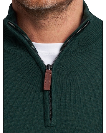 Raging Bull Classic Quarter Zip Knit Forest