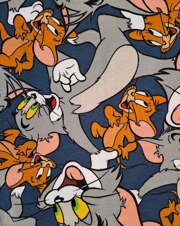 Mens Tom & Jerry Loungepant 2pk Sock