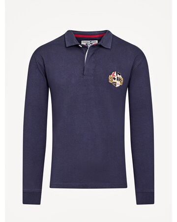 Raging Bull Classic Long Sleeve Rugby Navy
