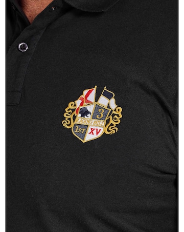 Raging Bull Classic Crest Polo Black