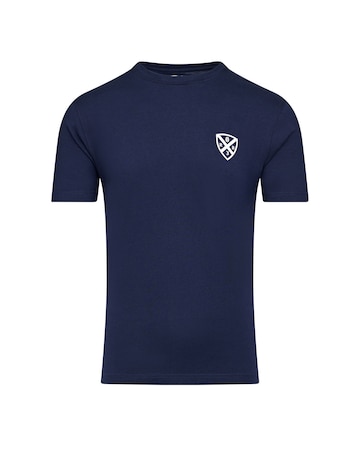 Raging Bull Rugby Club Back Print T-Shirt Navy