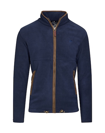 Raging Bull Classic Fleece Zip Through Jacket Navy