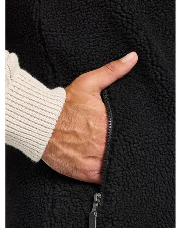 Raging Bull Heavy Borg Fleece Gilet Black