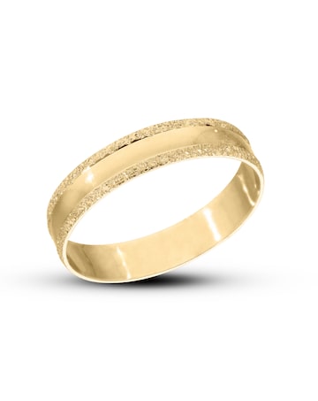 9CT YG 4MM WED RING