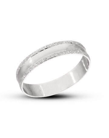 9CT WG 4MM WED RING