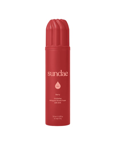 Sundae Whipped Exfoliating Shower Foam - Berry AHA