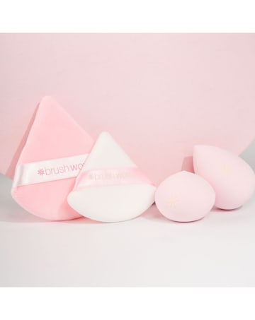 Brushworks Blend & Set Makeup Sponge Set