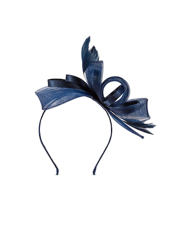 Jon Richard Navy Medium Fascinator Headband